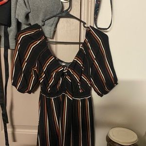 xhilaration Striped mini dress